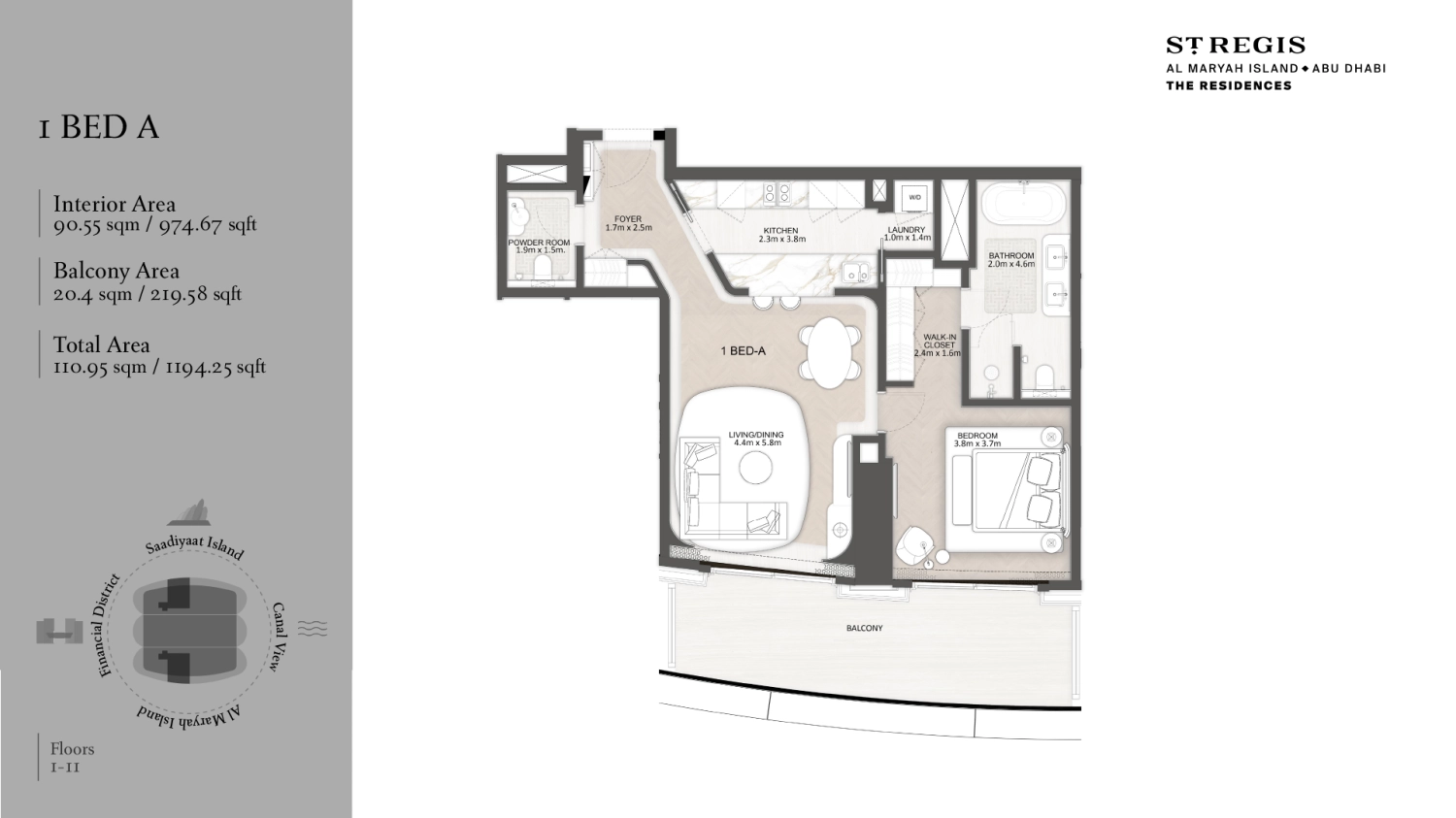 1 BR - Type A